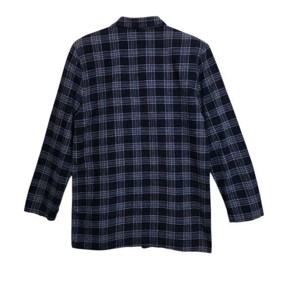 Paquette Byer California Womens Small Blue Plaid Cotton Blazer Jacket Preppy - Picture 3 of 6